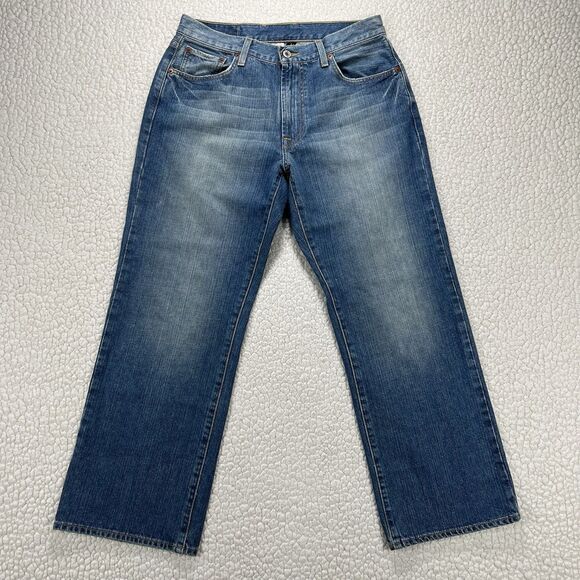 Lucky Brand Dungarees Bootcut Jeans Men’s 32 (Actual 30x28) Western Workwear Y2K - Picture 2 of 14